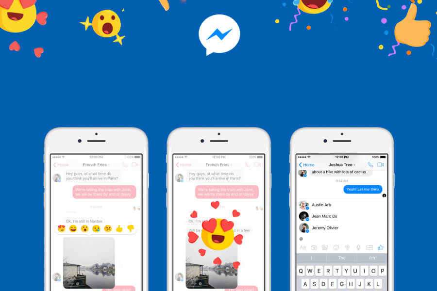 Facebook Messenger gets reactions for individual messages