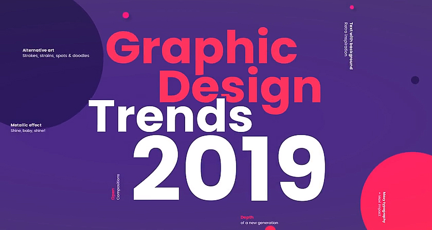 Hot Graphic Design Trends 2019